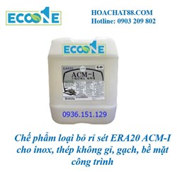 Chế phẩm loại bỏ rỉ sét ERA20 ACM-I cho inox, thép không gỉ, gạch, bề mặt công trình